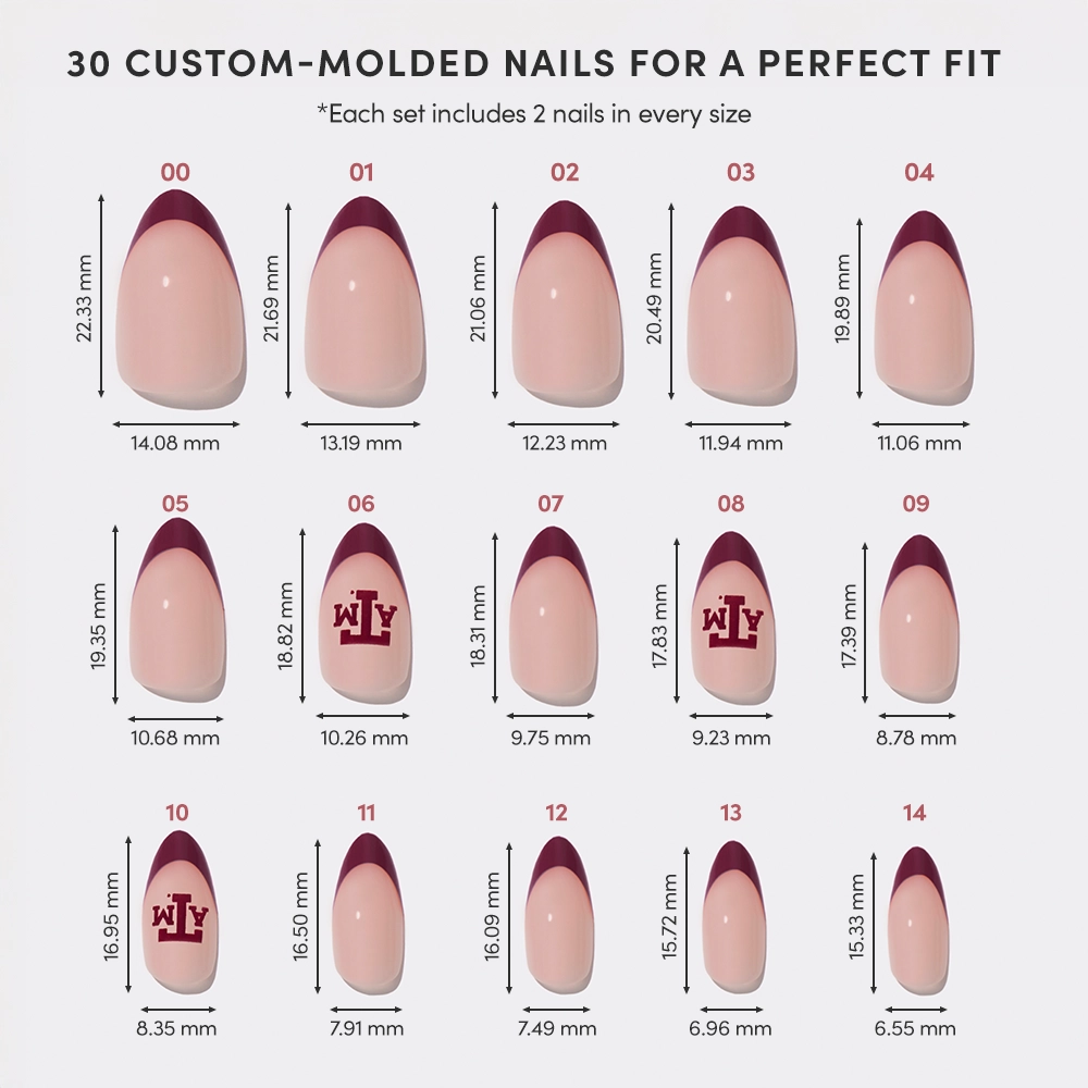 Texas A&M Aggies Press-On Nail Set - Image 6