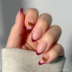 Washington Commanders Press-On Nail Set